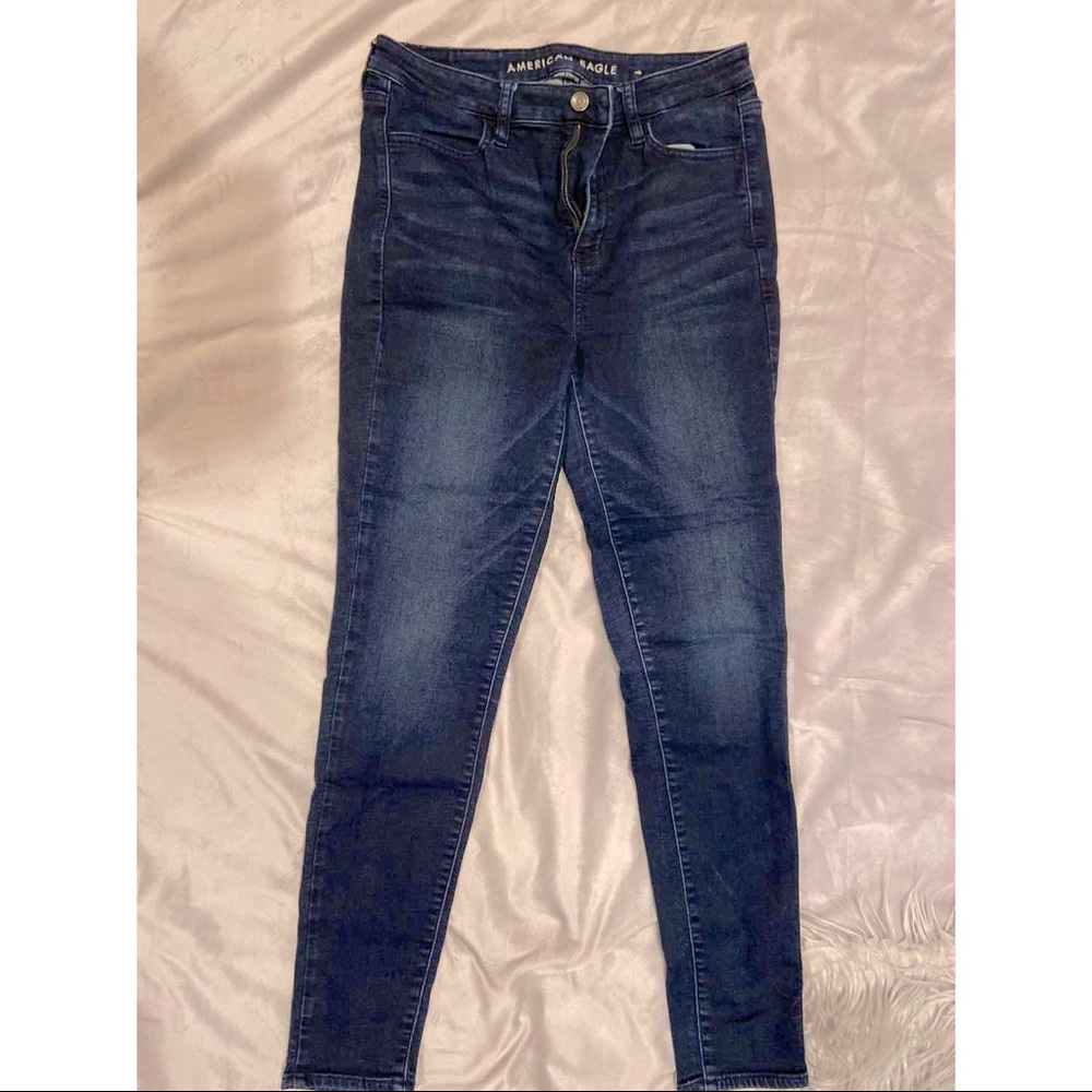 Dark Blue super stretch skinny jeans